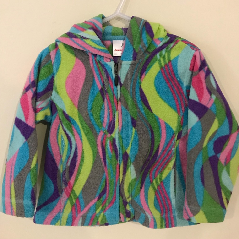 Hanna Andersson girls fleece jacket